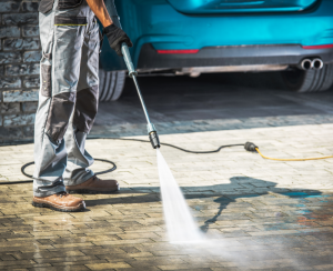 Driveway Pressure cleaning