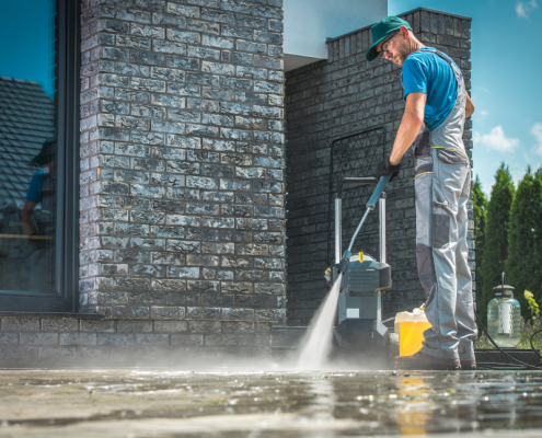 driveway pressure cleaning central coast